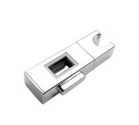 Générique Support de pommeau Douche carré Rotatif et réglable, Barre coulissante for Salle Bain, pulvérisateur Portable, Base Fixe, Accessoires