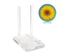 Générique Support De Présentation en Acrylique | Transparent Réglable Stable Décoratif | Support Présentoir pour Assiettes - pour Disques Plateaux Cartes Œuvres d'art Bureau Salon Salle