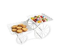 Générique Support de Service à Étages | Plateau Polyvalent Et Élégant | Présentoir à Cupcakes | Pour Mariage, Buffet, Dîner De Fêtes, Apéritifs, Amuse-Gueules, Confiseries,