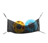 Générique Support Flotteur Piscine - Sac Rangement, Conteneur Filet Nylon Grande Capacité, Conception Pliable + Fixation Latérale, Sac Tissu Respirant Résistant - Pour Clôture & Bord Piscine
