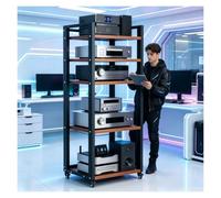 Générique Support Multimédia AV Mobile, Support HiFi, Rack Audio Mobile