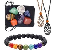 Générique Support pour Collier en Pierre Naturelle Rétro, Confortable à Porter, Surface Lisse, pour Soirée D'anniversaire ou Dîner, Kit DIY Accessoires pour Colliers