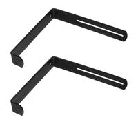 Générique Support pour Pot de Fleurs Mural en Fer Noir, Robuste pour Balcon | Suspendre Murale à Fleurs, Installation Simple, Répartition du Poids, Maintien Stable pour Plantes Lourdes
