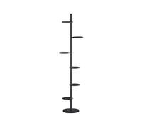 Générique Supports For Plantes Hautes, Étagères For D'intérieur, Support For À 6 Niveaux, Intérieur Et Extérieur, Plusieurs En Fer For, For Coin Jardinière, Balcon, Patio(Black)