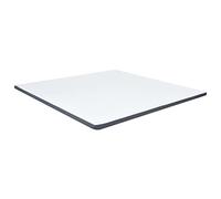 Générique Surmatelas pour sommier tapissier 200x200x5 cm mi-Doux, Housse Lavable en Tissu résistant à l'usure et agréable pour la Peau, avec Fermeture à glissière pour Un Nettoyage Facile,