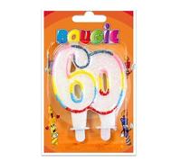 Générique Surprisez-Vous - Bougie D Anniversaire Blister 60 Ans