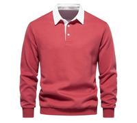 Générique Sweatshirt Homme 2026 Sweat-Shirt À Capuche Léger À Manches Longues Et Revers pour Hommes Bords-Côtes Col Rond Jogging Loungewear