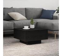 Générique Table Basse avec lumières LED Chêne Noir 55x55x31 cm,Meubles,Tables,Tables Basses et Tables d'appoint,Tables Basses,Noir,13.35 KG,862996