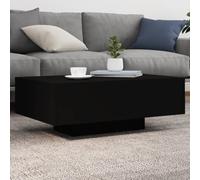 Générique Table Basse avec lumières LED Noir 85x55x31 cm, Meubles, Tables, Tables Basses et Tables d'appoint, Tables Basses, Noir, (Poids 18.27KG)