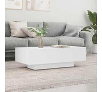 Générique Table Basse Blanc 100x49,5x31 cm Bois d'ingénierie, Meubles, Tables, Tables Basses et Tables d'appoint, Tables Basses, Blanc, (Poids 19KG)