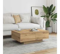 Générique Table Basse chêne Artisanal 90x60x31 cm Bois d'ingénierie,Meubles, Tables, Tables Basses et Tables d'appoint, Tables Basses, Brun (Poids 29.65KG)