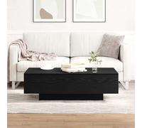 Générique Table Basse Chêne Noir 100 x 49.5 x 31 cm Bois d'ingénierie,Meubles, Tables, Tables Basses et Tables d'appoint, Tables Basses, Noir (Poids 18.4KG)