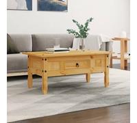 Générique Table Basse Pin Mexicain Gamme Corona 100 x 55 x 44 cm,Meubles,Tables,Tables Basses et Tables d'appoint,Tables Basses,Brun,16.35 KG,243736