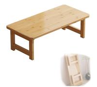 Générique Table Basse Pliante en Bois, capacité 110 kg, idéale pour fenêtres et balcons