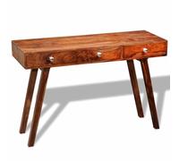 Générique Table Console avec 3 tiroirs 76 cm Bois Massif,Tables Basses et Tables d'appoint, Tables d'appoint,242463