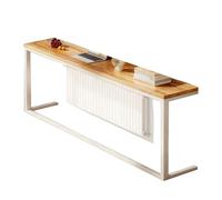 Générique Table Console de Rangement pour entrée, Table d'appoint étroite, Blanche, avec Cache-radiateur et Structure en Acier, idéale pour Le Salon et Le Bureau (120 x 80 x 15 cm).