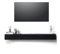 Générique Table Console de Rangement pour entrée, Table d'appoint étroite, Meuble TV Suspendu en Bois Massif, Meuble Bas Mural pour Salon, Console TV (120 x 240 cm), décoration élégante (180 cm).