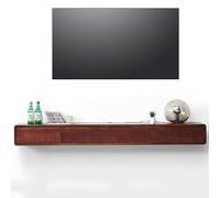 Générique Table Console de Rangement pour entrée, Table d'appoint étroite, Meuble TV Suspendu en Bois Massif, Meuble TV Bas pour Salon, Disponible en Tailles 120 à 240 cm (6 Pieds à 180 cm).
