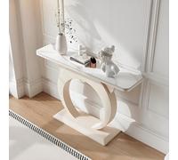 Générique Table Console de Rangement pour entrée, Table d'appoint étroite, Table Console étroite pour entrée, Table d'entrée Longue pour Salon avec piètement en métal