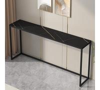 Générique Table Console de Rangement pour entrée, Table d'appoint étroite, Table Console étroite pour Salon, Table d'entrée avec Structure en métal, Table d'appoint Style Rock, Table de Hall élégante