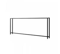 Générique Table Console de Rangement pour entrée, Table d'appoint étroite, Table Console Moderne Noire à Double étagère pour Salon, entrée ou derrière Un canapé (160 x 15 x 75 cm)