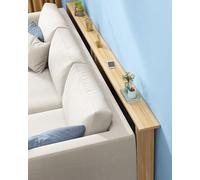 Générique Table Console d'entrée avec Base en métal, idéale pour Les Petits espaces. Table d'appoint compacte à Placer derrière Un canapé, avec Accessoires et Montage Facile.