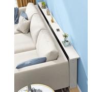 Générique Table Console d'entrée avec Base en métal, idéale pour Les Petits espaces. Table d'appoint Fine à Placer derrière Un canapé. Accessoires Inclus.