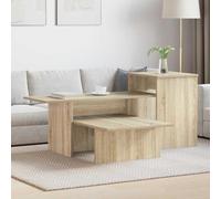 Générique Table Console en Bois d'ingénierie Chêne Sonoma 91,5 x 35 x 38,5 cm, Design Minimaliste avec Grand Espace de Rangement, Forme rectangulaire Pratique pour Salon, Couloir ou entrée,