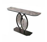 Générique Table Console en métal, Table d'appoint idéale pour Le Salon, Le Hall d'entrée ou derrière Un canapé (Gris B, 100 cm/39,4 po)
