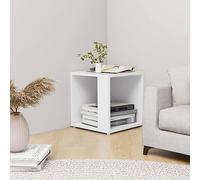 Générique Table d'appoint Blanc 33x33x34,5 cm Aggloméré,Meubles,Armoires & Meubles de Rangement,Casiers & armoires de Rangement,Blanc,6.66 KG,809008