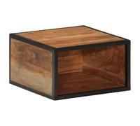 Générique Table de Chevet Murale 35x35x20 cm Bois Massif d'acacia,Meubles,Tables,Tables Basses et Tables d'appoint,Tables d'appoint,Brun,7.26 KG,372751