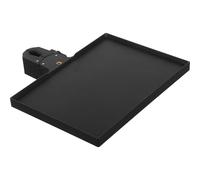 Générique Table de Manucure Portable Noire ABS Rangement à Pinces | Compartiments Classés, Accès Rapide aux Outils, Angles Réglables, pour Salon de Beauté et Poste de Travail