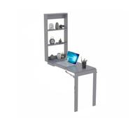 Générique Table Pliable Murale, Bureau D'ordinateur À Domicile | Établi en bois robuste pouvant contenir jusqu'à 330 lb for buanderie/cuisine domestique(Color1,90x45cm)