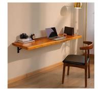 Générique Table Pliante Murale, Bureau D'ordinateur Robuste | Bureau mural rabattable for petits espaces, peut contenir jusqu'à 330 lb for buanderie/cuisine domestique(140x45cm)