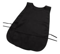 Générique Tablier de Coiffure Imperméable Noir en Polyester Réutilisable pour Coiffeurs et Barbiers, Protection des Vêtements en Restaurant ou Hôtel