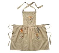 Générique Tablier De Cuisine Pour Femmes Avec 2 Poches, Motif Floral Brodé