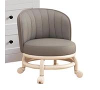 Générique Tabouret à roulettes Ergonomique Souple Confortable imperméable | Tabouret bas pivotant, petite chaise pour maison séjour cuisine salle de bain bureau magasin garage salon travail dortoir
