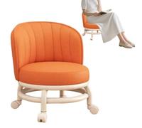 Générique Tabouret à roulettes Ergonomique Souple Confortable imperméable | Tabouret Roulant Robuste pour maison chambre salon cuisine bureau bar magasin garage travail dortoir sol