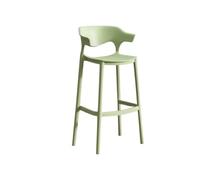 Générique Tabouret de Bar Haut empilable en Plastique | Minimaliste, empilable, adapté au bar, à la réception et au comptoir de caisse