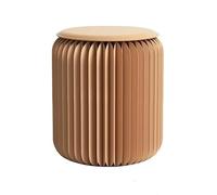 Générique Tabouret en Papier Portable Pliable Bas Multifonction à Structure alvéolaire Siège Compact Polyvalent pour Usage intérieur extérieur