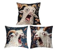 Générique Taies d'oreiller 45x45 cm Housse Décorative Chèvre Qui Crie