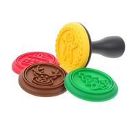 Générique Tampons à Biscuits en Silicone pour Noël Moules à Biscuits Légers 5 Pièces Outils de Pâtisserie pour Cuisson et Décoration Festifs Plusieurs styles
