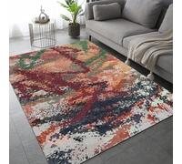 Générique Tapis 150x210 cm Imitation Cachemire Doux Motif 3D Camouflage Antidérapant Lavable Machine et Main Nettoyage Facile Graffiti Rétro Tapis pour apis Grande pièce décoration intérieure21K-5