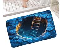 Générique Tapis 3D Illusion d'Optique | Design Trouble Profond Antidérapant,Tapis 3D à Illusion | Décoration pour Entrée Cuisine Salle de Bain Intérieur Porche Halloween