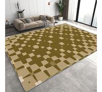 Générique Tapis 50x80 cm Imitation Cachemire Doux Motif 3D Géométrie Antidérapant Lavable Machine et Main Nettoyage Facile Minimalisme Bohème Tapis Déco pour Cuisine entrée côté lit 30K-32