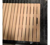 Générique Tapis de Bain antidérapant en Bois de Teck, Tapis de Douche intérieur avec poignée de Transport, Tapis de Baignoire et Sauna imperméable pour Spa, Maison, Piscine, intérieur et ext
