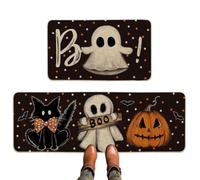 Générique Tapis De Bain Halloween Carpette Déco Halloween Douce Lavable