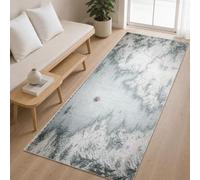 Générique Tapis de Couloir Carte Gris 50x100 cm