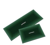 Générique Tapis De Cuisine，Lot De 2 Tapis De Cuisine Imperméables Et Antidérapants, Tapis De Sol Rembourrés Anti-Fatigue, Motif Lettres À Bordure Dégradée Moderne, Tapis De Couloir Discret pour Évier