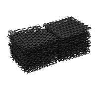 Générique Tapis de Fond pour Pot de Plantes 50 pièces Filet en PP Noir Carré pour Protection Contre la Perte de Terre sur Table ou Jardin